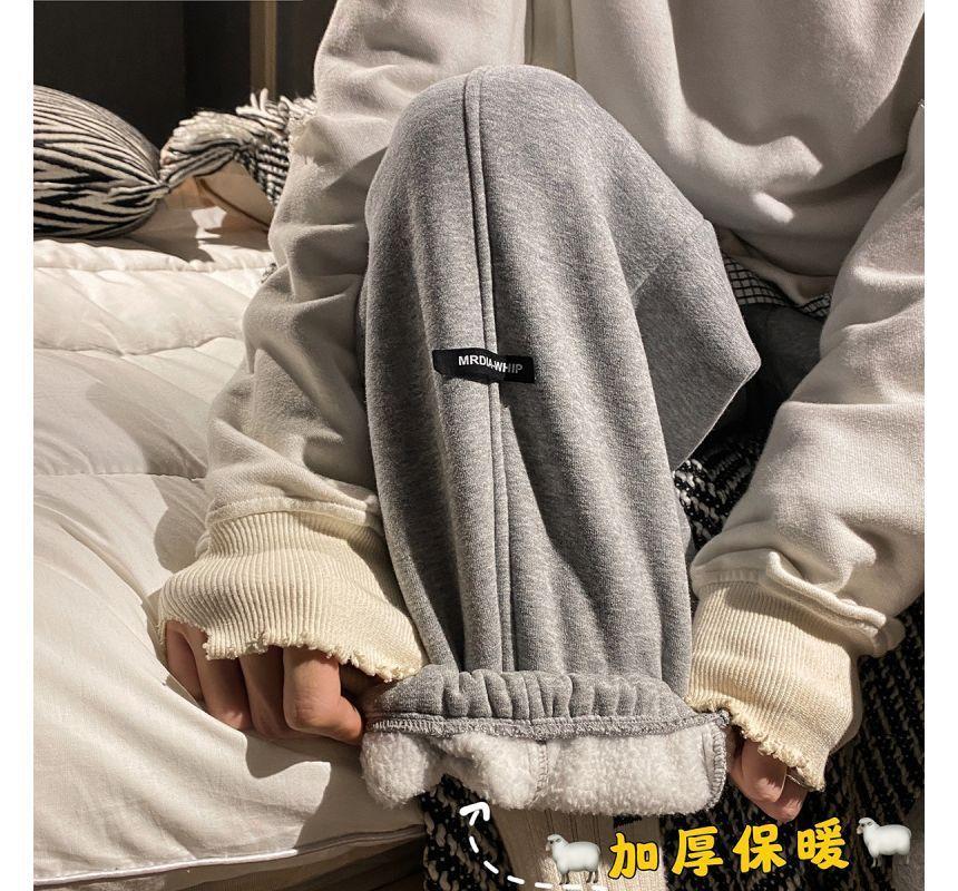 Fleece-Lined Sweatpants Product Image