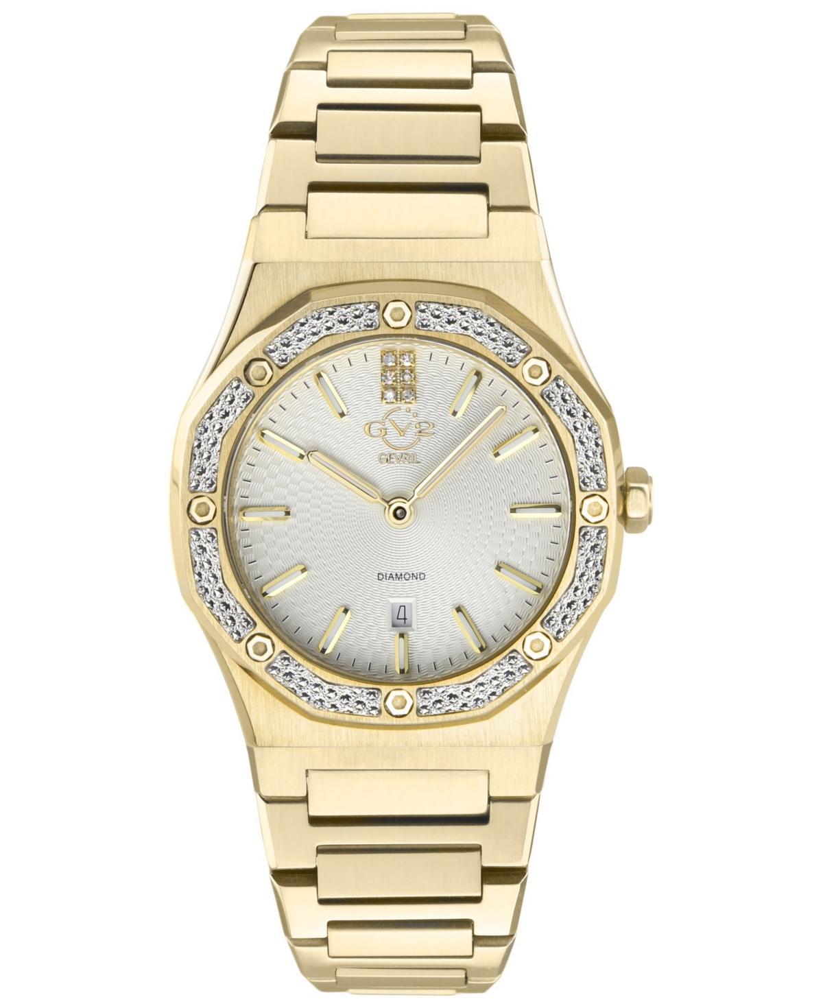 GV2 Womens Palmanova Gold-Tone Ion Plating Swiss Quartz Bracelet Watch 33mm - Gold-Tone Product Image