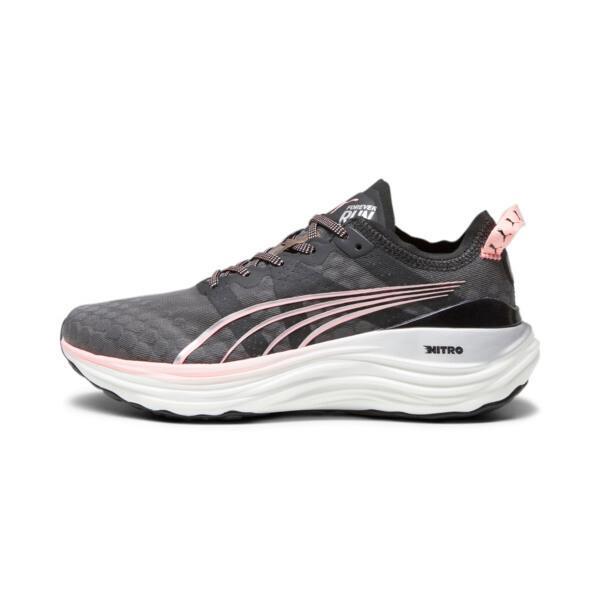 PUMA ForeverRUN NITROâ¢ Women's Running Shoes in Black/Koral Ice/Silver Product Image