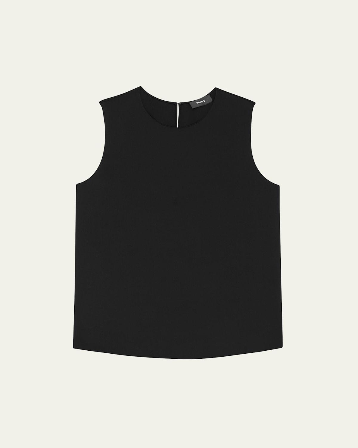 Womens Sleeveless Silk Top Product Image