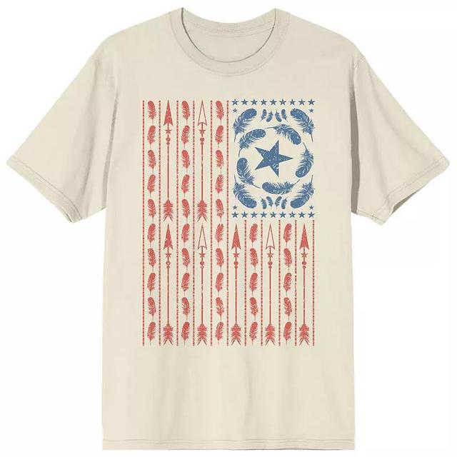 Mens Americana Feather Flag Tee Product Image