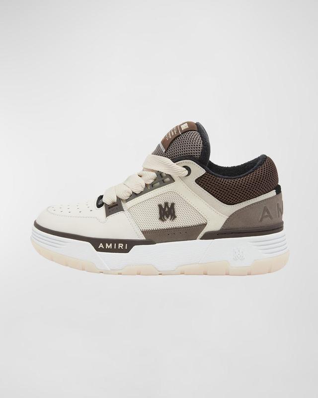 Mens MA-1 Leather & Mesh Low-Top Sneakers Product Image