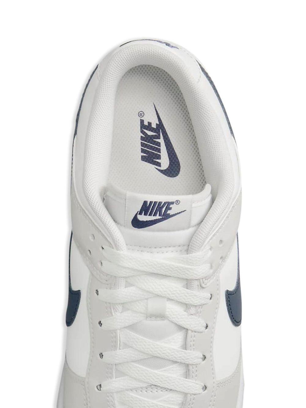 NIKE Dunk Low Retro Basketball Shoe In White Product Image