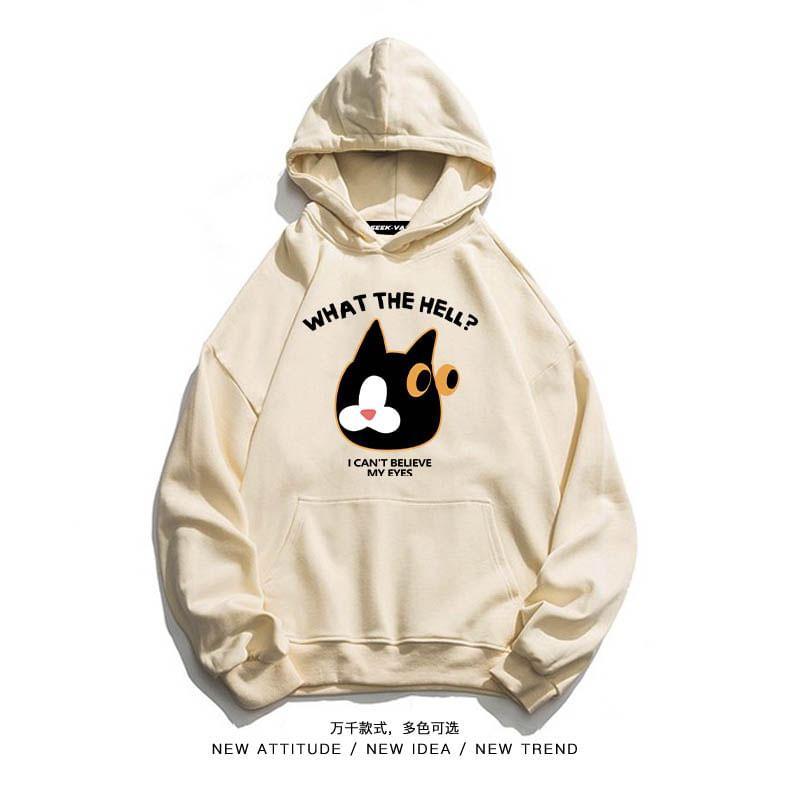 Cartoon Print Hoodie Product Image