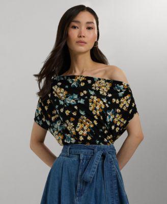 Women's Floral Off-The-Shoulder Top Product Image