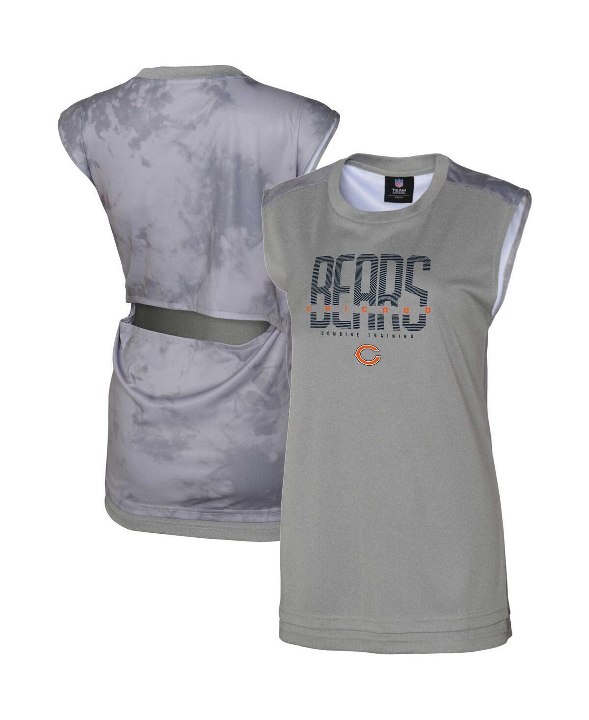 Womens Gray Chicago Bears No Sweat Tank Top Product Image