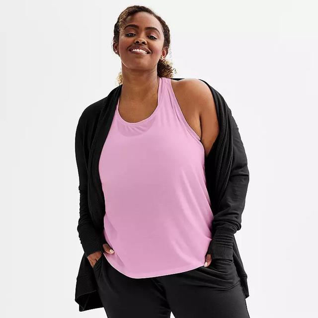 Plus Size Tek Gear Racerback Tank Top, Womens Product Image