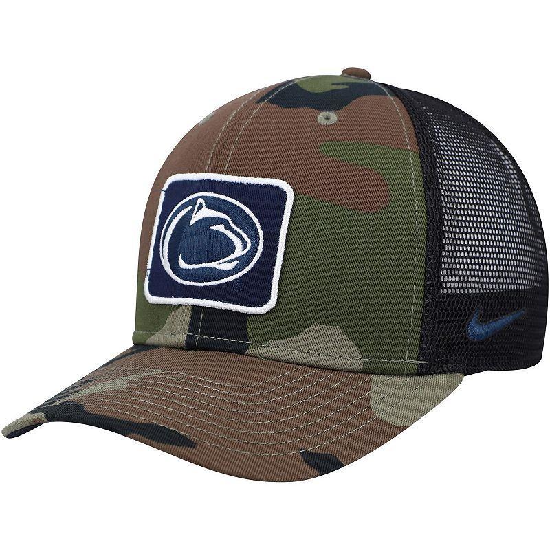 Mens Nike Camo/Black Penn State Nittany Lions Classic99 Trucker Snapback Hat Product Image