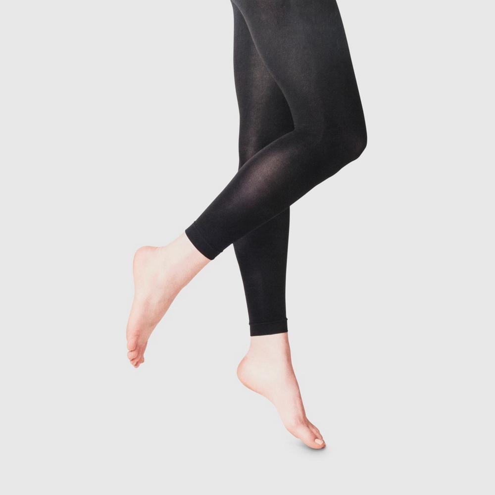 Womens 50D Opaque Footless Tights - A New Day Product Image