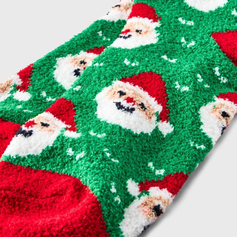 Womens Santa Cozy Crew Socks - Wondershop Red 4-10 Product Image