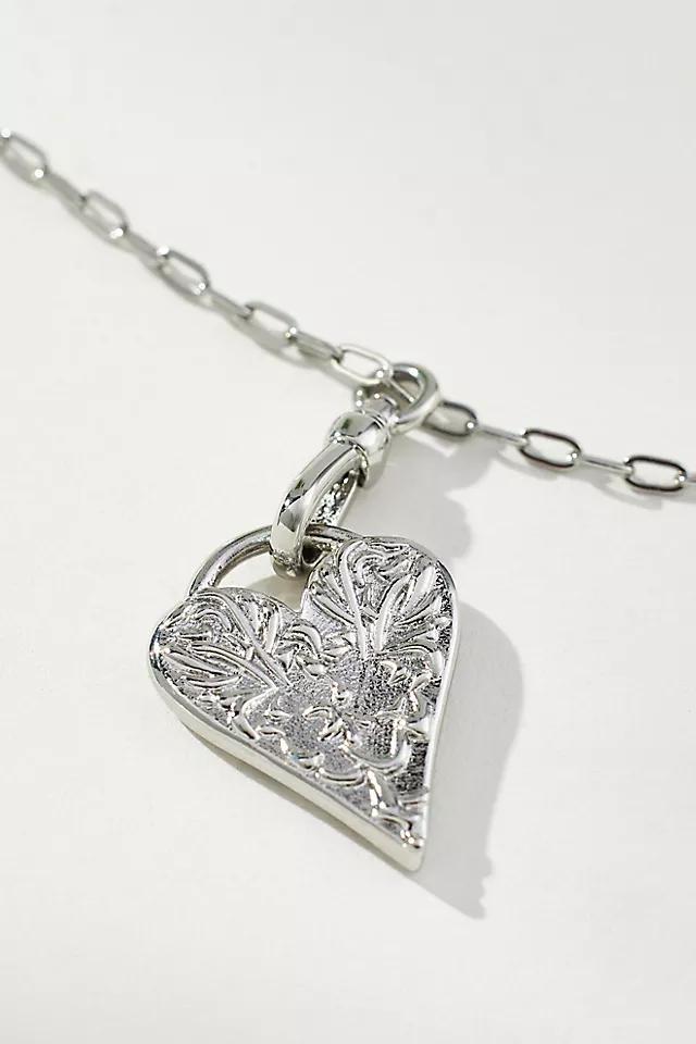 Beaded Heart Pendant Necklace Product Image