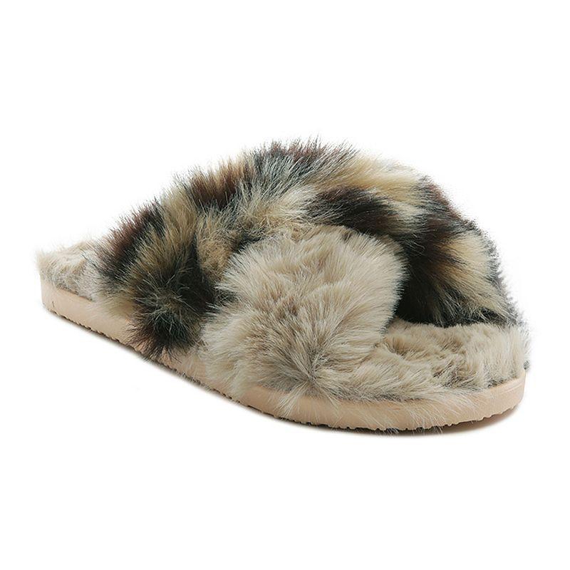 London Rag Chipmunk Times Womens Slippers Brown Product Image