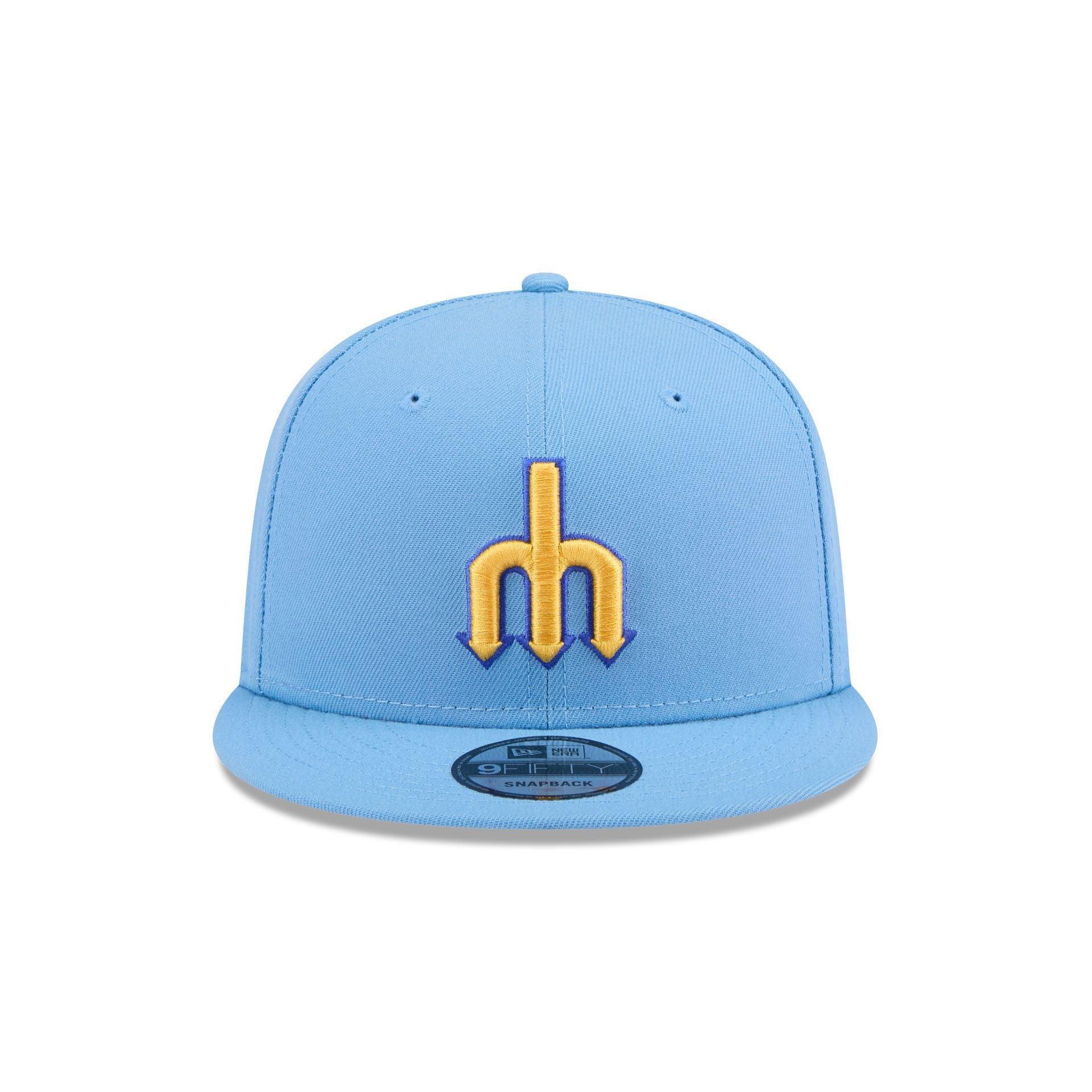 Seattle Mariners Sky Blue 9FIFTY Snapback Hat Male Product Image