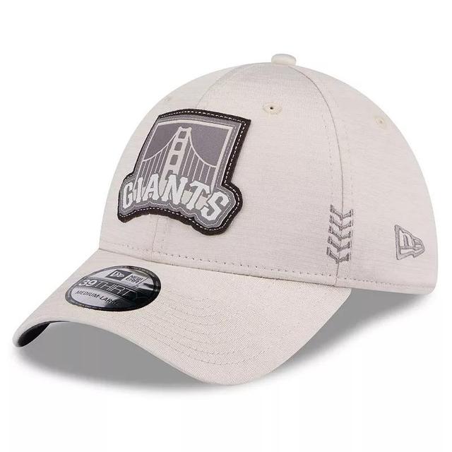 Mens New Era Cream San Francisco Giants 2024 Clubhouse 39THIRTY Flex Fit Hat Product Image