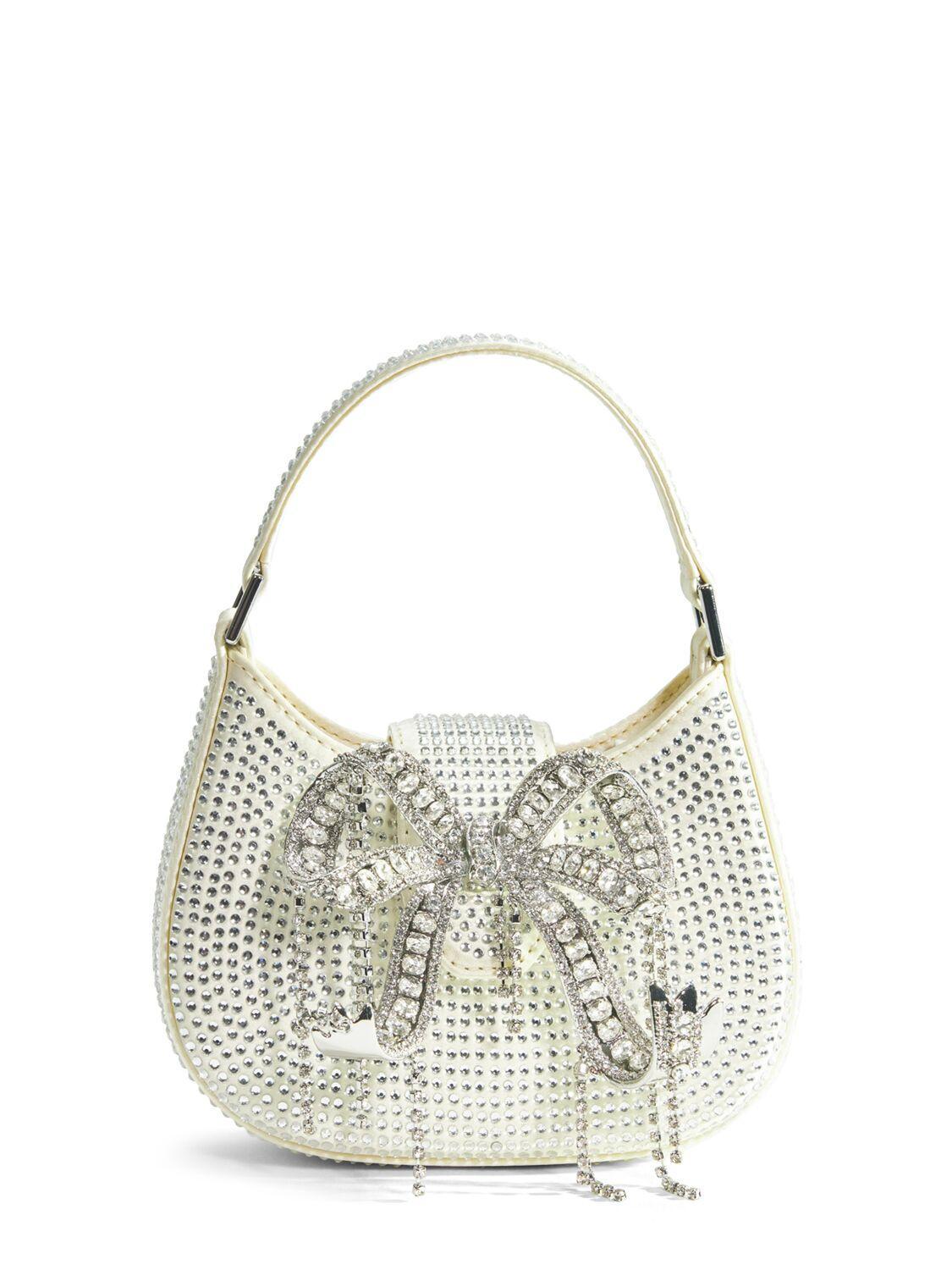 Crystal-embellished Mini Bag In Champagne Product Image