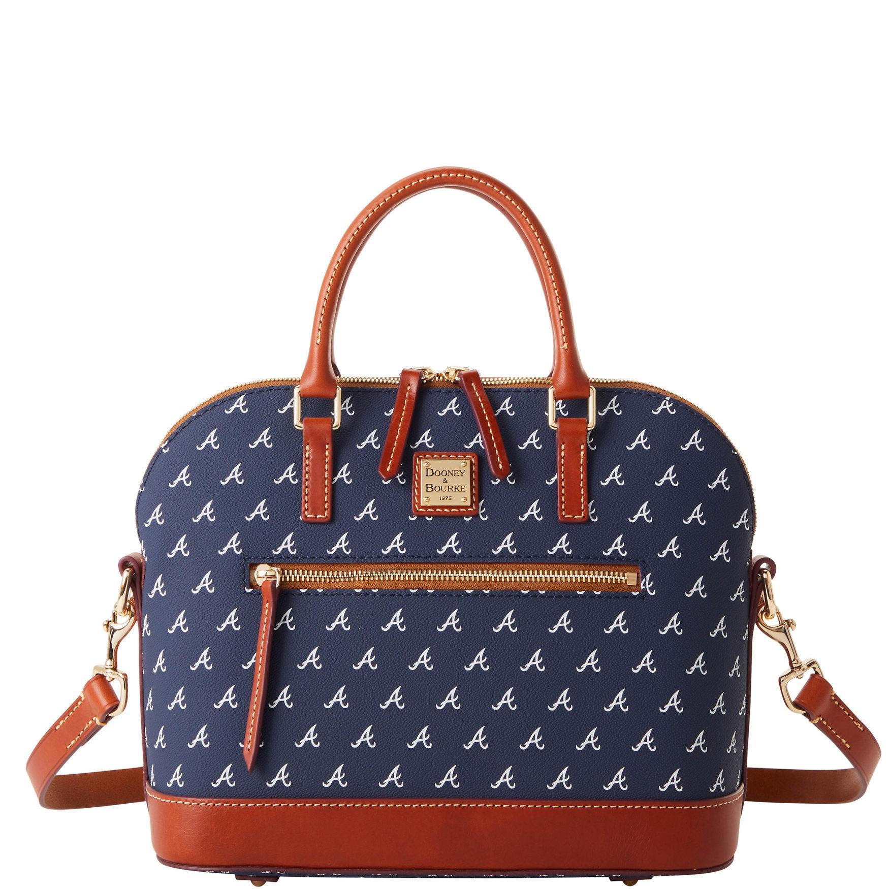 Dooney & Bourke MLB Braves Domed Zip Satchel Product Image