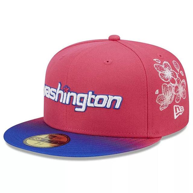 Mens New Era Pink Washington Wizards 2022/23 City Edition Official 59FIFTY Fitted Hat Product Image