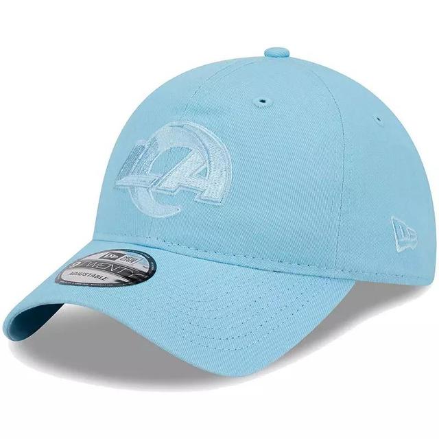 Mens New Era Light Blue Los Angeles Rams Core Classic 2.0 Brights 9TWENTY Adjustable Hat Product Image