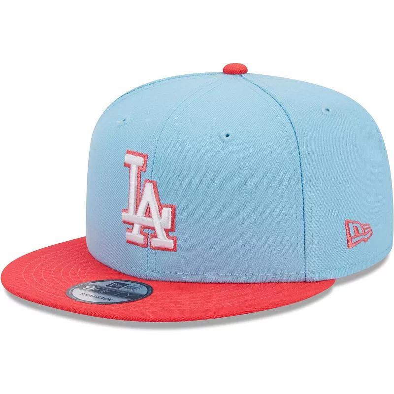 Mens New Era Blue/Red Los Angeles Dodgers Spring Basic Two-Tone 9FIFTY Snapback Hat Product Image