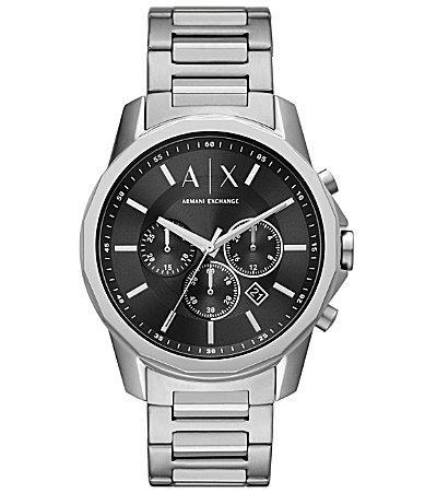 Armani Exchange Mens Chronograph Stainless Steel Watch Product Image