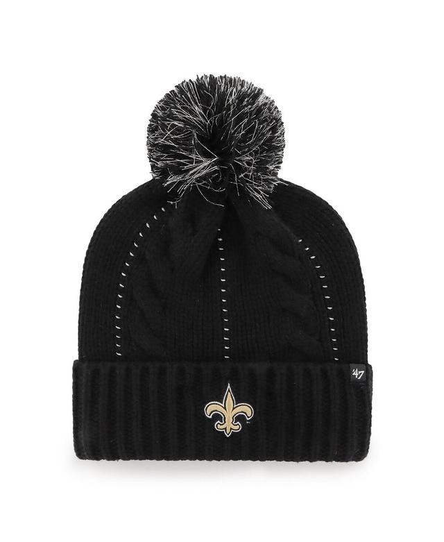 Womens 47 New Orleans Saints Bauble Cuffed Knit Hat with Pom Product Image