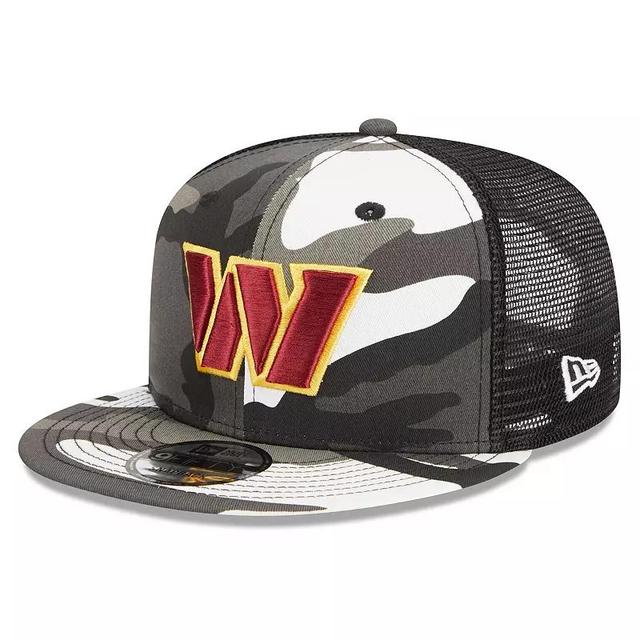 Mens New Era Urban Camo Washington Commanders 9FIFTY Trucker Snapback Hat Product Image