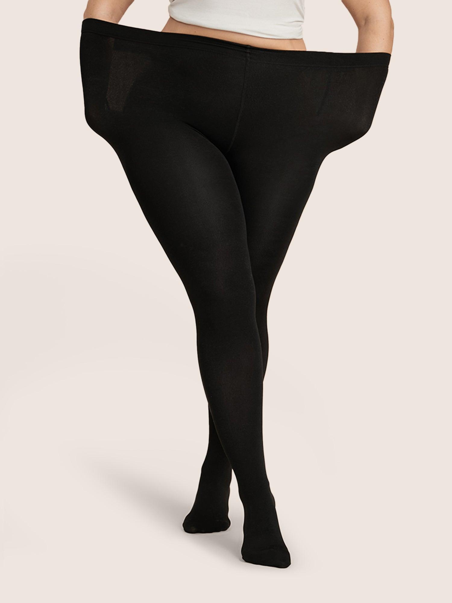 680D Solid Thermal Lined Tights Product Image