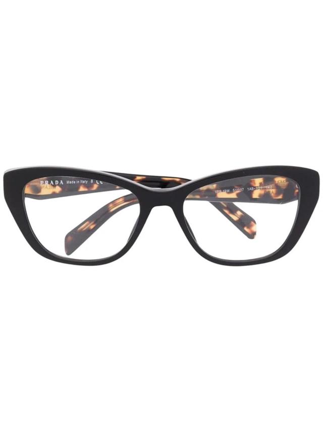 Polished Cat-eye Frame Glasses In Braun Product Image