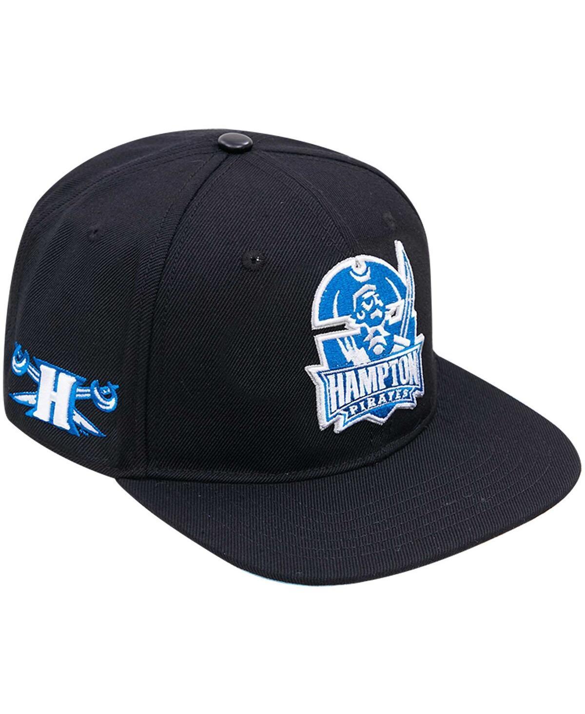 Mens Pro Standard Black Hampton Pirates Arch Over Logo Evergreen Snapback Hat Product Image