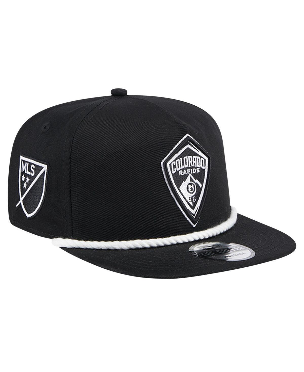 Mens New Era Black Colorado Rapids 2024 Kick Off Collection Golfer Snapback Hat Product Image