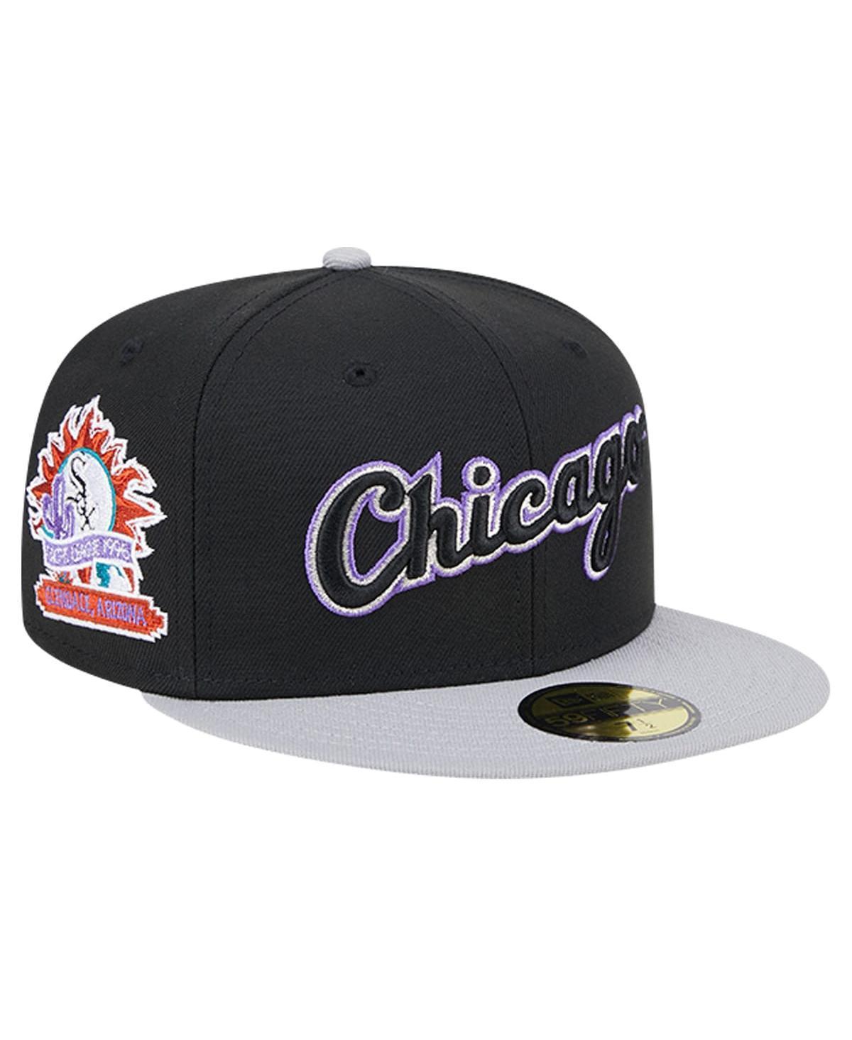 New Era Mens Black Chicago White Sox Retro Spring Training 59FIFTY Fitted Hat Product Image