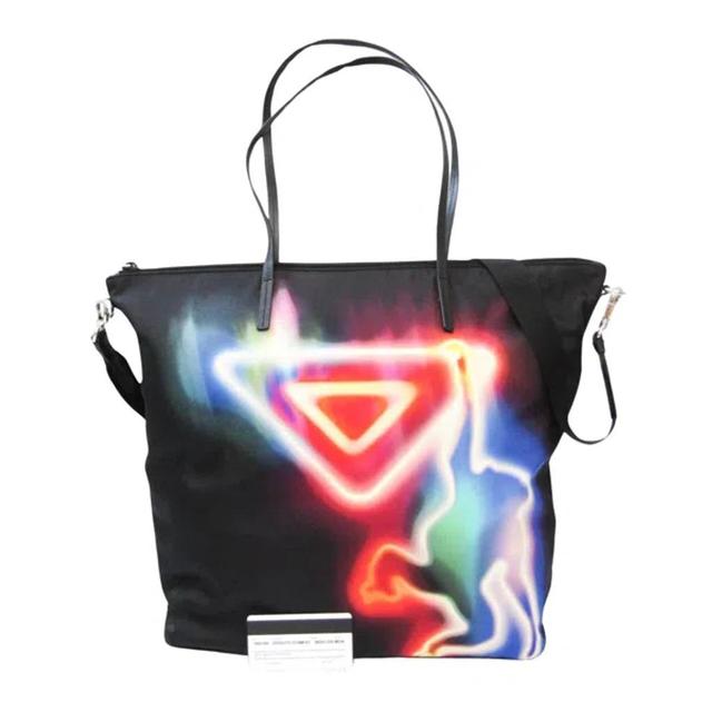 Monkey Synthetic Tote Bag () In Black Product Image