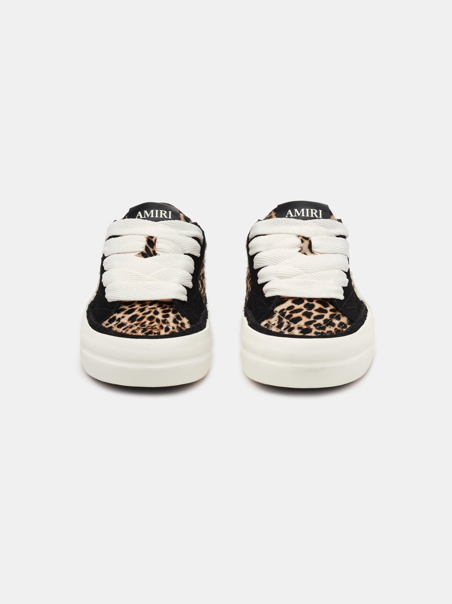 WOMEN - WOMEN'S LEOPARD SUNSET SKATE LOW - Black Female Product Image