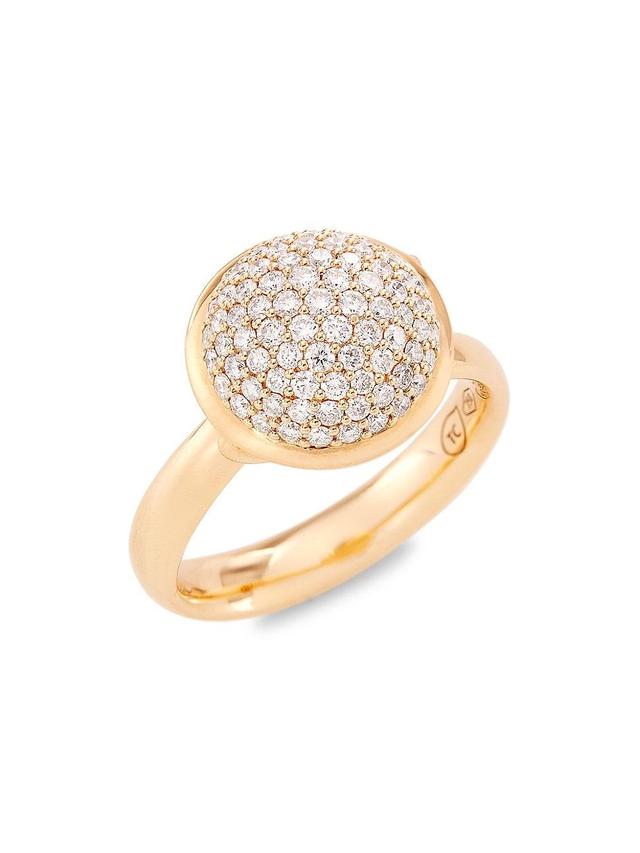 Womens Bouton 18K Rose Gold & 0.75 TCW Diamond Ring Product Image