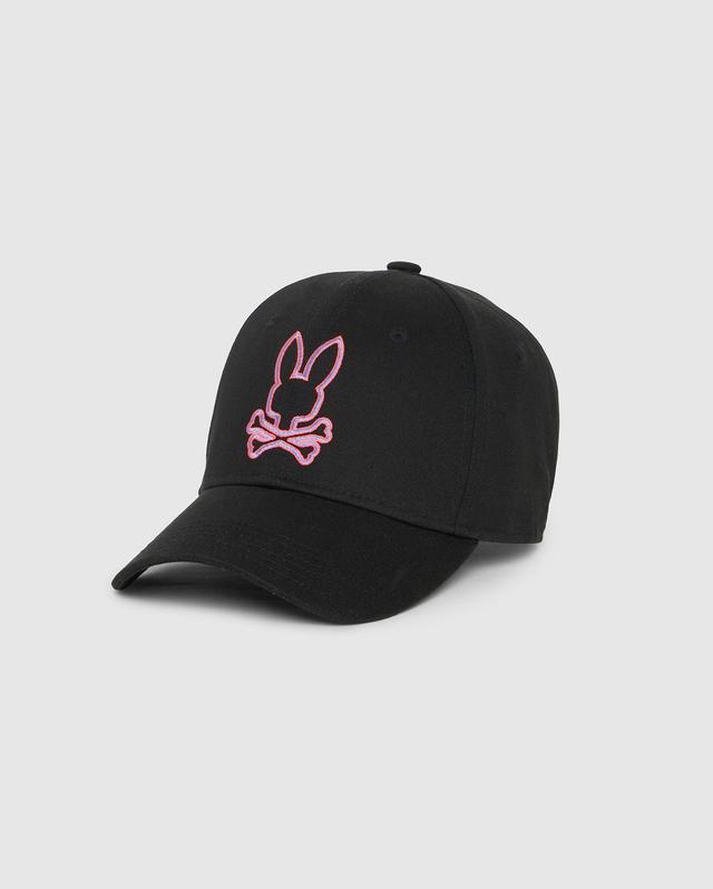 Psycho Bunny Men's Floyd Baseball Cap 001 BLACK Product Image