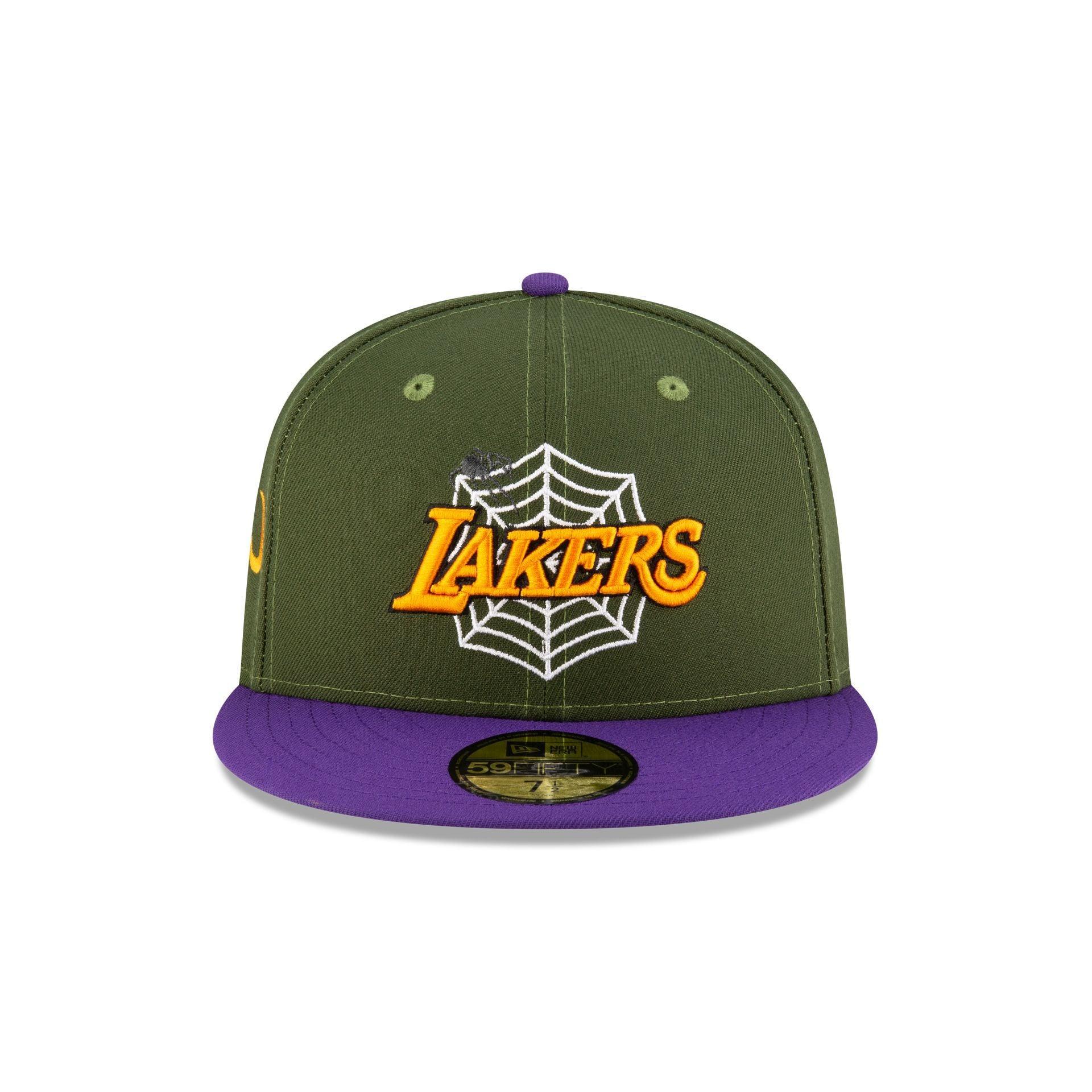 Just Caps Spider Web Los Angeles Lakers 59FIFTY Fitted Hat Male Product Image