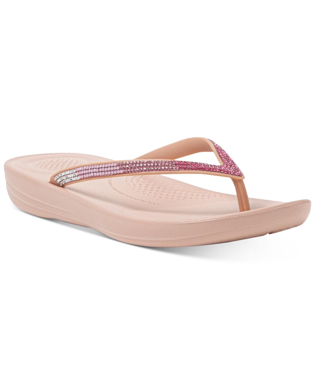 Womens Iqushion Ombre Sparkle Flip-Flops Product Image