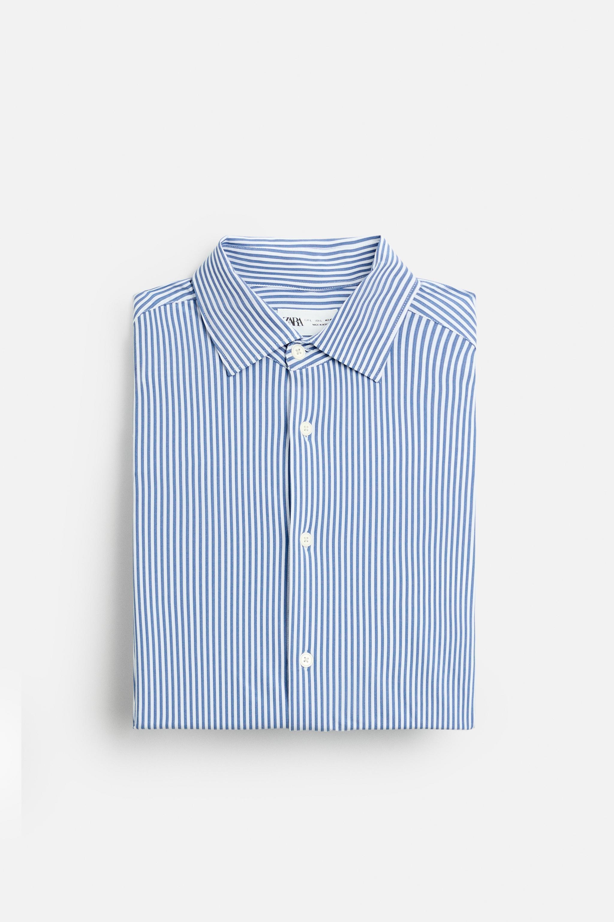 STRIPED STRETCH SHIRT Product Image