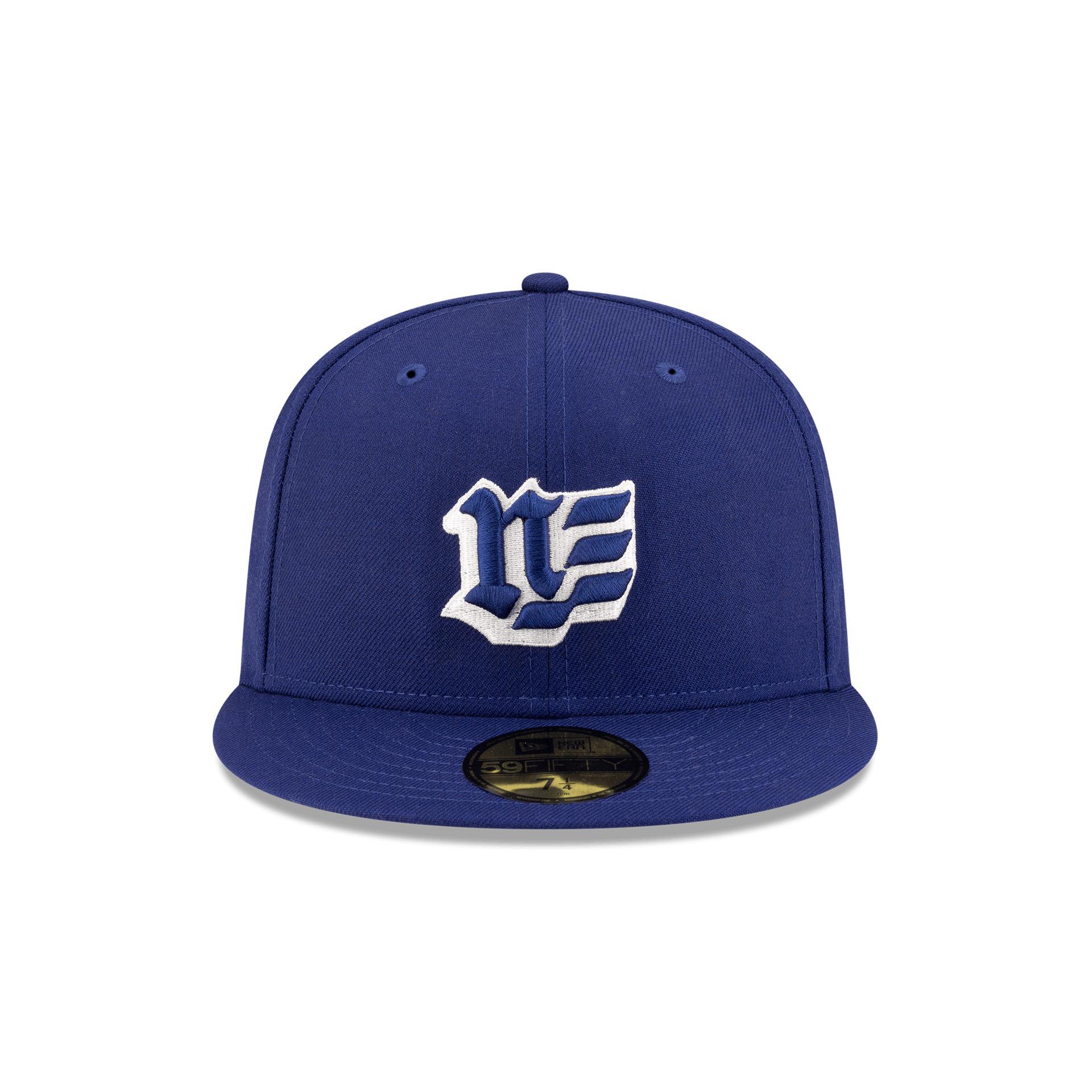 Brand New Era Blackletter Dark Royal 59FIFTY Fitted Hat Male Product Image