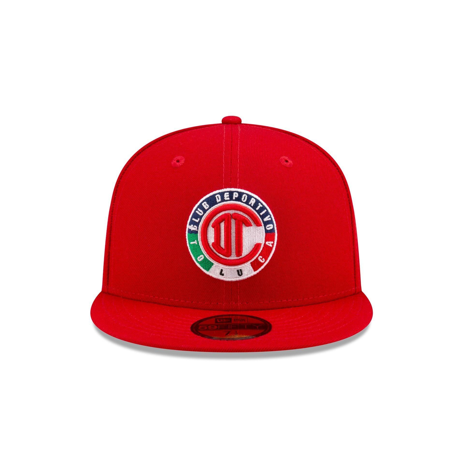 Club Deportivo Toluca Red 59FIFTY Fitted Hat Male Product Image