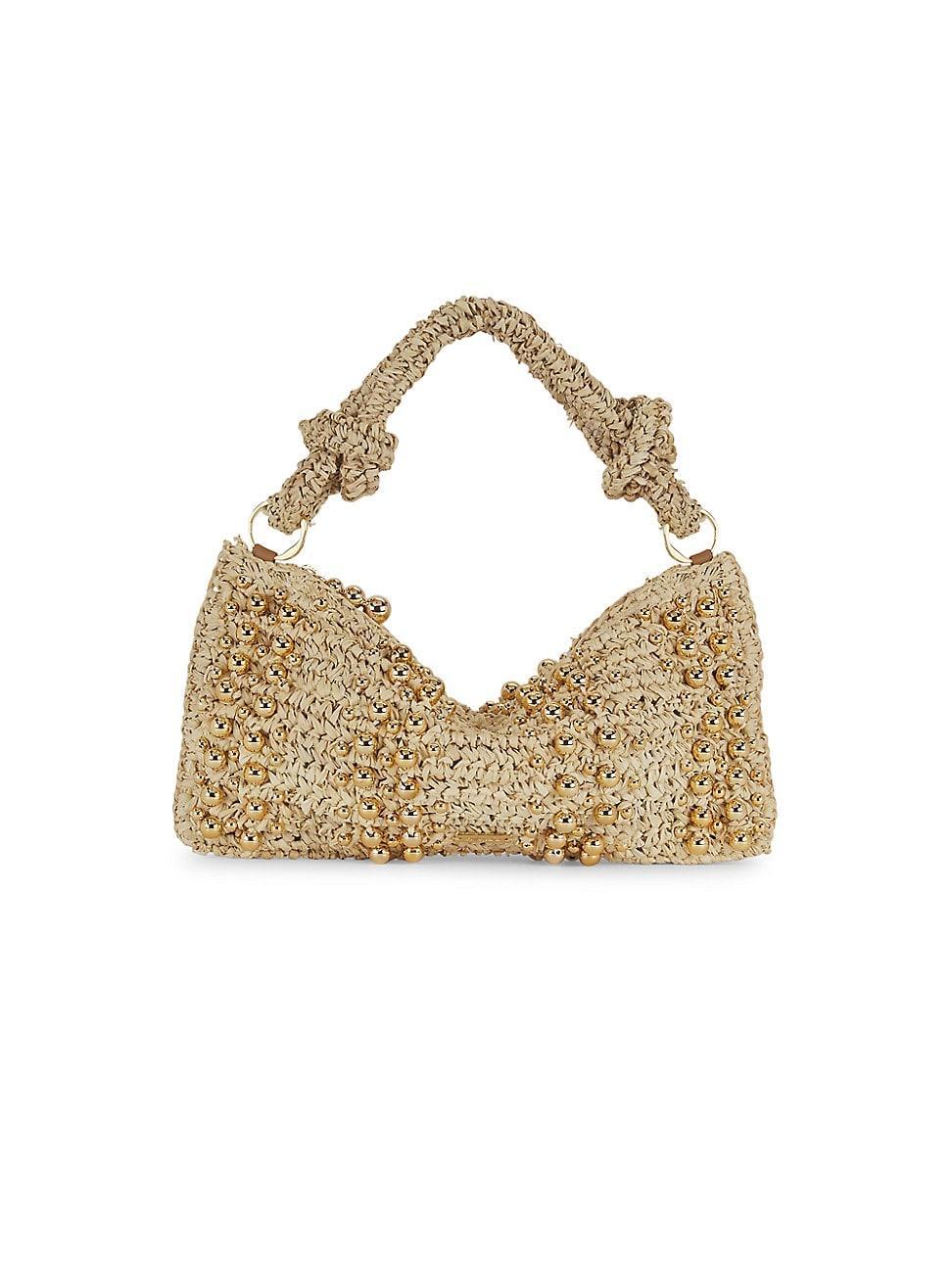 Womens Hera Nano Raffia Shoulder Bag Product Image