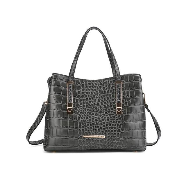 Mkf Collection Aurelia Crocodile Embossed Women s Tote Bag by Mia K Product Image