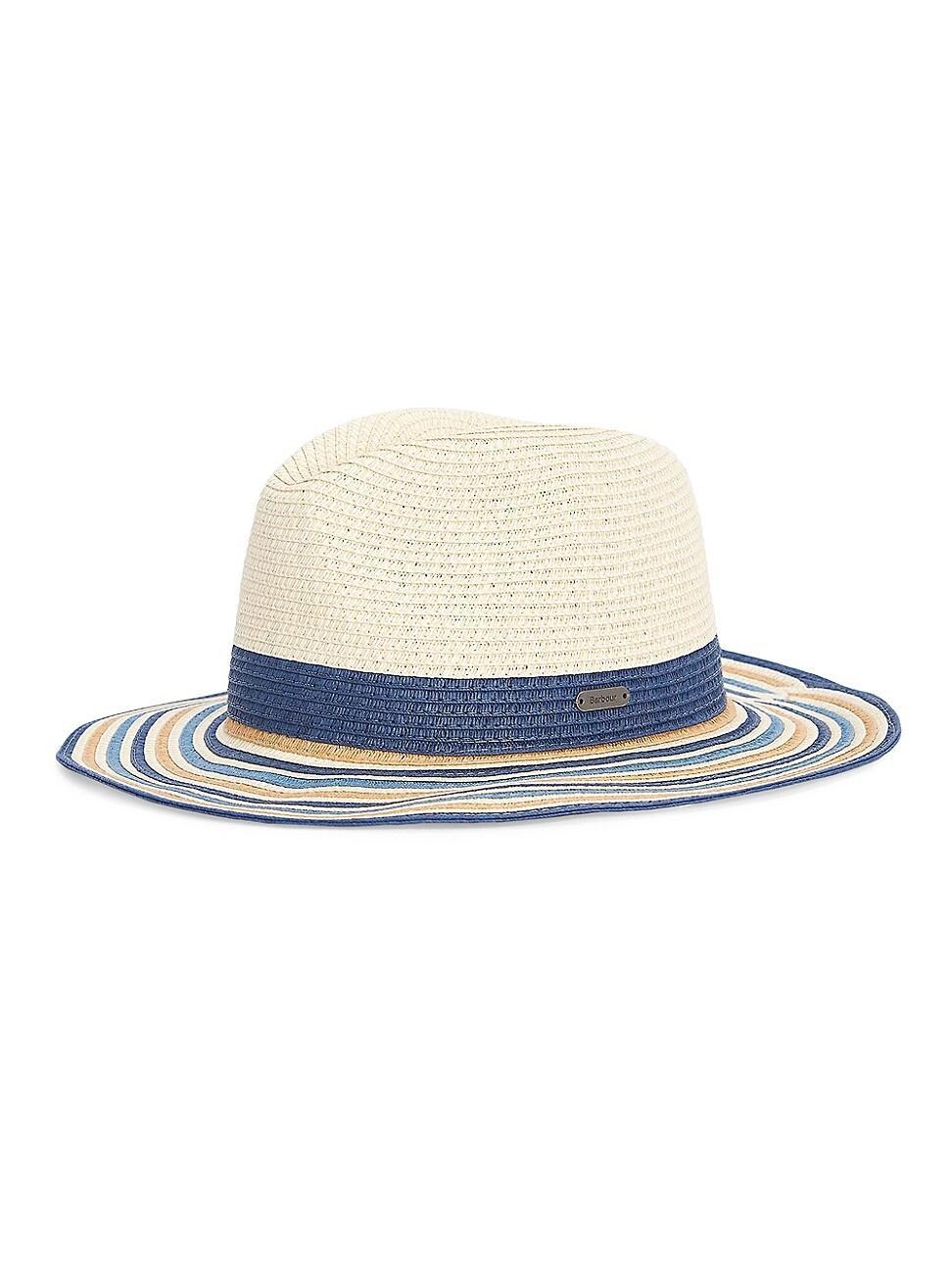 Womens Amelda Striped Braided Fedora Product Image