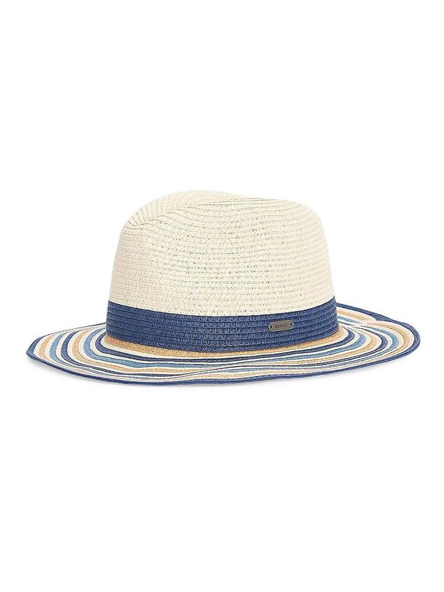 Womens Amelda Striped Braided Fedora Product Image