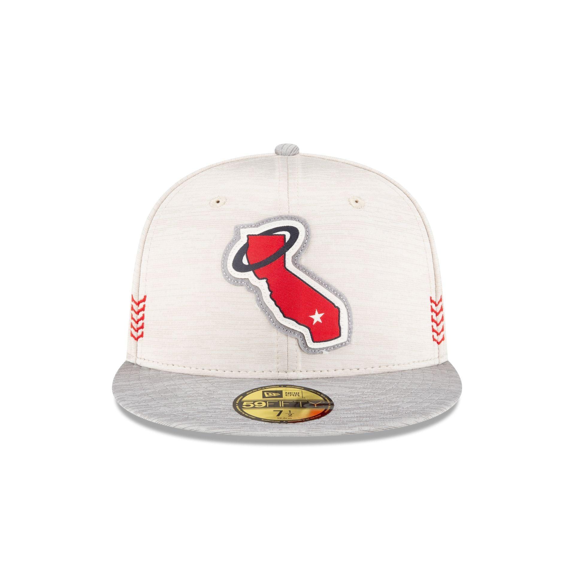 Los Angeles Angels 2024 Clubhouse Stone 59FIFTY Fitted Hat Male Product Image