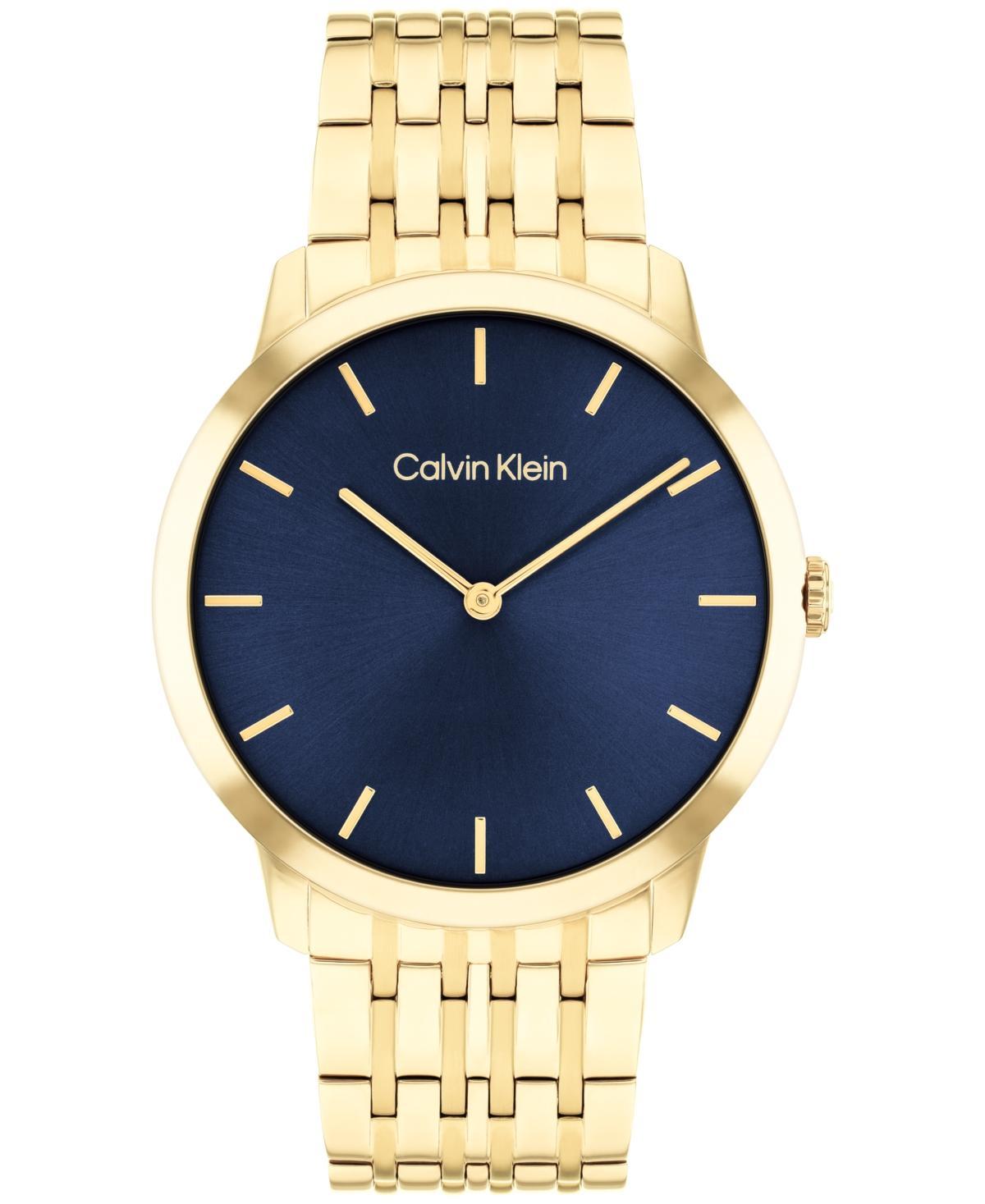 Calvin Klein Black Leather Strap Watch 28mm Product Image