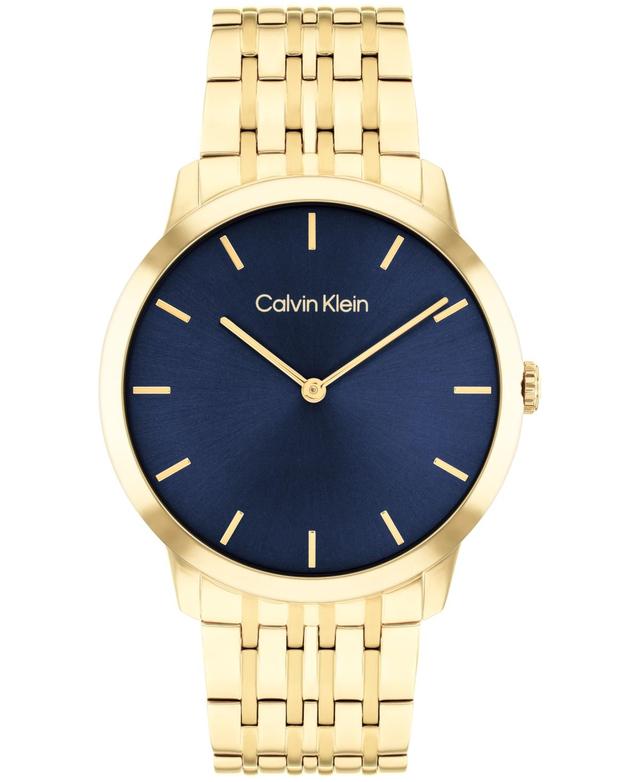 Calvin Klein Black Leather Strap Watch 28mm Product Image