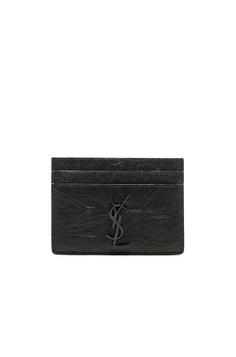 Saint Laurent Cardholder Black.. Product Image