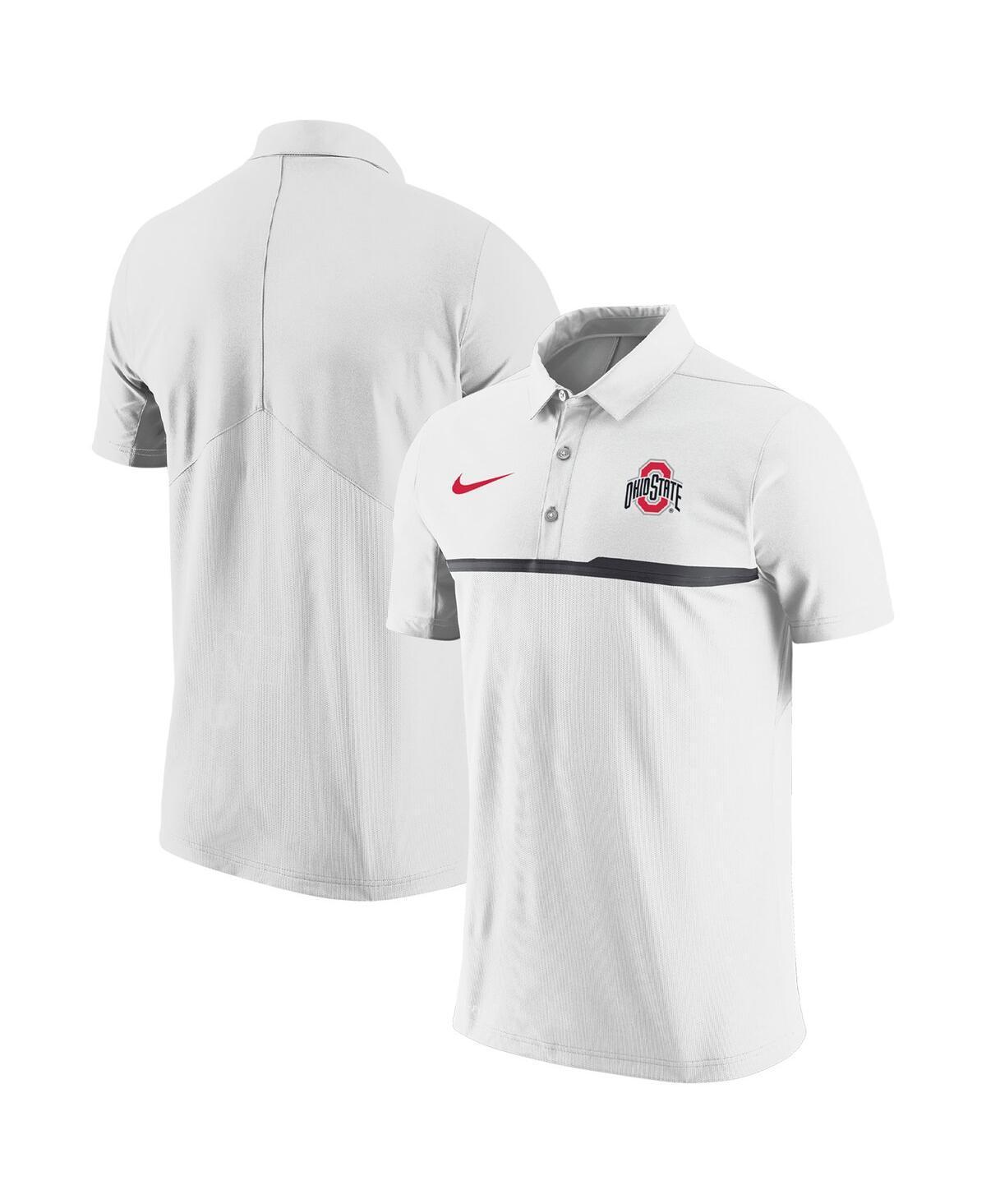 Mens Nike White Clemson Tigers Coaches Performance Polo Shirt Product Image