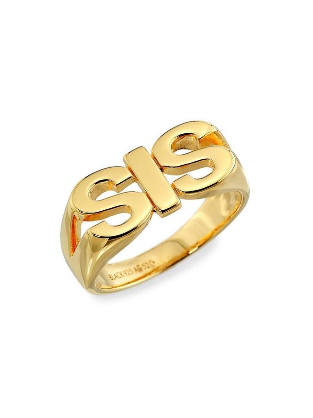 Womens Sis 22K-Gold-Plated Ring Product Image